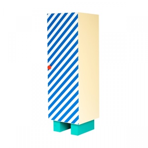 Dulap multicolor din lemn 178 cm Superfurniture Stripes Seletti