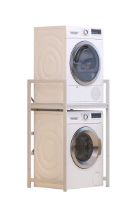 Dulap pentru masina de spalat alb din metal C7 The Home Collection