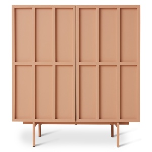 Dulap roz din metal 89 cm Fern HKliving