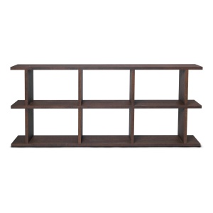 Etajera maro din lemn 72 cm Kona 3x2 Ferm Living