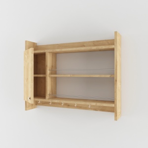 Etajere pentru bucatarie maro 65 cm Knerr The Home Collection