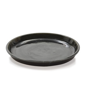 Farfurie adanca din ceramica gri 42 cm Seikan Thai Natura