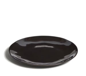 Farfurie intinsa maro inchis din ceramica 32 cm Aderno Kave Home