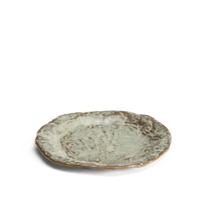 Farfurie pentru desert verde din ceramica 21 cm Alenia Kave Home