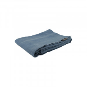 Fata de masa albastra din in 140x220 cm Ava LifeStyle Home Collection