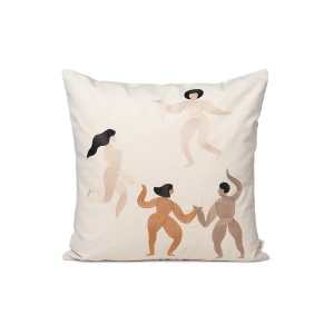 Fata de perna multicolora din bumbac 50x50 cm Fold Ferm Living
