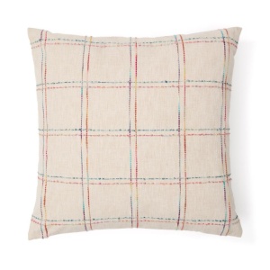 Fata de perna multicolora din fibre 45x45 cm Nety Kave Home