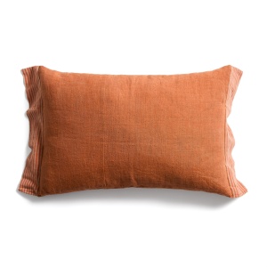 Fata de perna portocalie din fibre naturale 40x60 cm Disea Kave Home