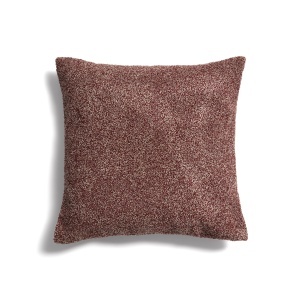 Fata de perna rosu inchis din bumbac 50x50 cm Olinan Boucle Kave Home