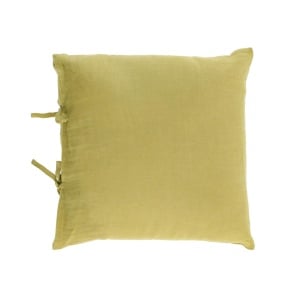 Fata de perna verde din fibre naturale 45x45 cm Tazu Kave Home