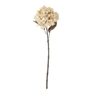 Floare artificiala crem din fibre sintetice 65 cm Hydrangea Bloomingville