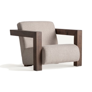 Fotoliu crem din textil Viraz Vical Home