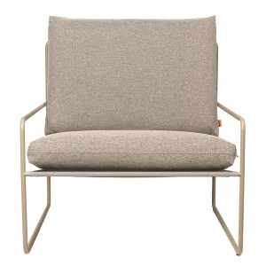 Fotoliu exterior bej din textil Desert Ferm Living