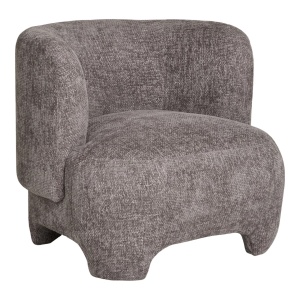 Fotoliu gri din textil Nazare House Nordic