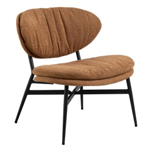 Fotoliu maro teracota din textil Burma Quiet Object