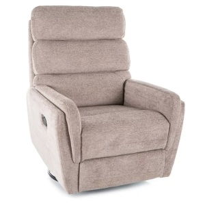 Fotoliu recliner bej inchis din textil Argos The Home Collection