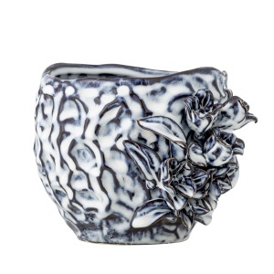 Ghiveci albastru din ceramica 13 cm Malina Creative Collection