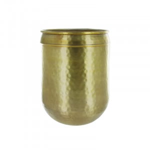Ghiveci auriu din aluminiu 33 cm Bitt Lifestyle Home Collection