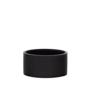Ghiveci negru din ciment 62 cm Aiguablava Kave Home