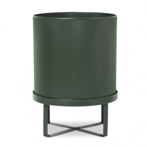 Ghiveci verde cu suport din metal 28 cm Beau Ferm Living