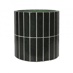 Ghiveci verde din ciment 40 cm Pillar Ferm Living