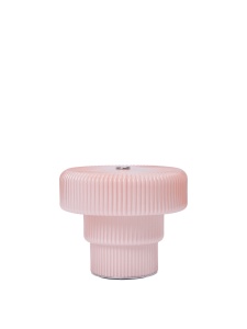 Lampa portabila roz din sticla 10 cm Ripple Ferm Living