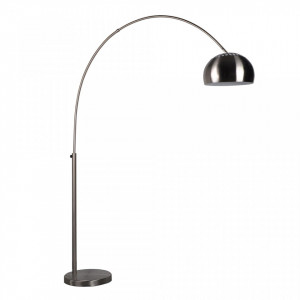 Lampadar ajustabil argintiu din metal 205 cm Bow Quiet Object