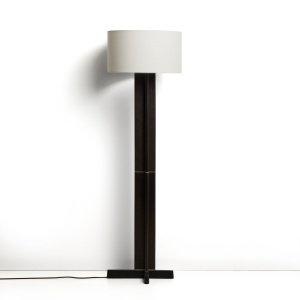 Lampadar alb/negru din metal 151 cm Niani Kave Home