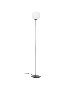 Lampadar alb/negru din metal 155 cm Brisia Kave Home