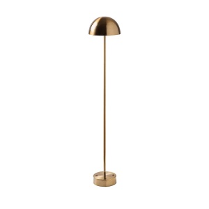 Lampadar auriu din metal cu LED 115 cm Sept The Home Collection