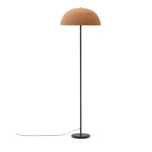 Lampadar maro/negru din metal 46 cm Nibla Kave Home