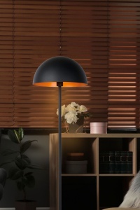 Lampadar negru din metal 160 cm Mushroom V2 The Home Collection