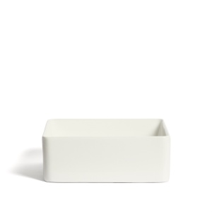 Lavoar alb din ceramica Ovara Square Kave Home