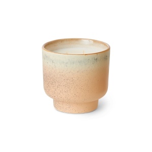 Lumanare parfumata cu suport multicolor din ceramica 10 cm 70s ceramics Vancouver HKliving