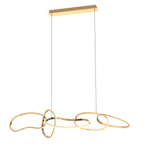 Lustra aurie din metal cu LED Cholet Zuma Line