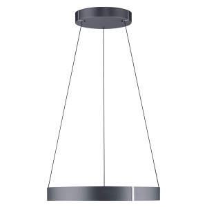 Lustra gri din metal cu 2 LED-uri PURE E-Clipse Light Zuma Line