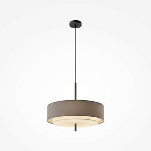 Lustra gri inchis/neagra din metal cu 5 becuri Bergamo Maytoni