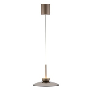 Lustra maro bronz din metal cu 2 LED-uri Pure Moon Zuma Line