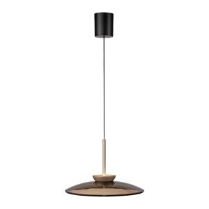 Lustra maro bronz din sticla cu 2 LED-uri Pure E-Moon Zuma Line