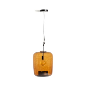 Lustra maro chihlimbar din sticla Cubik Vical Home