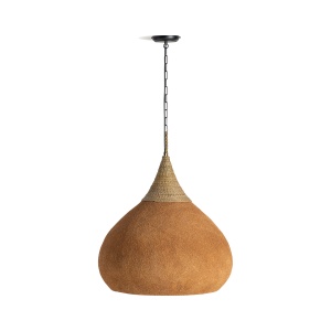Lustra maro teracota din fibre naturale Swolgen Vical Home