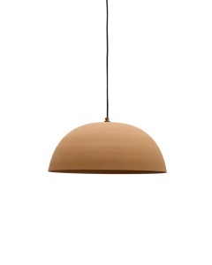 Lustra maro teracota din metal Nibla Kave Home