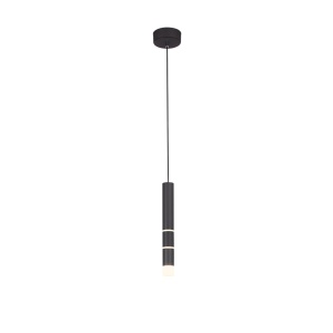 Lustra neagra din metal cu 4 LED-uri Pure-Vega Zuma Line