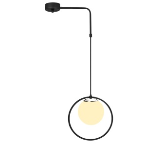 Lustra neagra din metal Dolunay The Home Collection