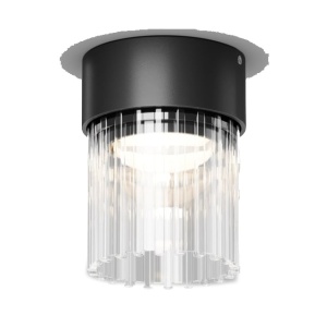 Lustra neagra din metal Glaris Maytoni