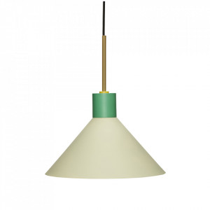 Lustra verde/alba din metal Crayon Hubsch