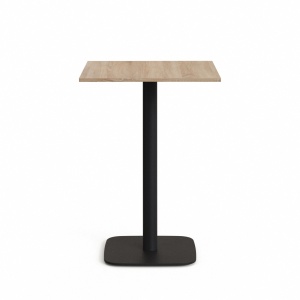 Masa bar exterior maro /neagra din metal 60x60 cm Dina Kave Home
