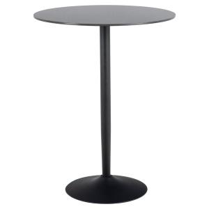 Masa bar neagra din ceramica 80 cm Malta Quiet Object