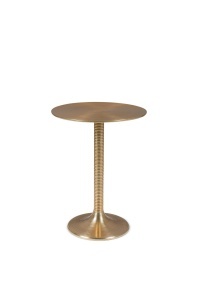 Masa de cafea aurie din metal 37 cm Hypnotising Gold Bold Monkey