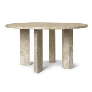 Masa de cafea bej nisipiu din marmura 67 cm Taula Ferm Living